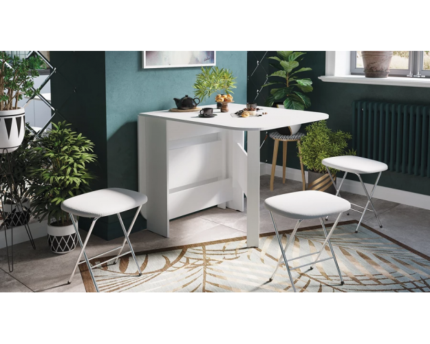 Стол-книжка раскладной Т1 белый